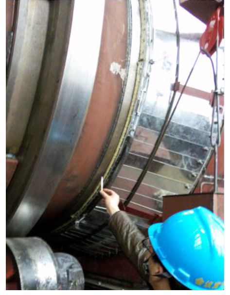 球團窯密封革新 魚鱗片式窯頭密封裝置與窯尾密封改造